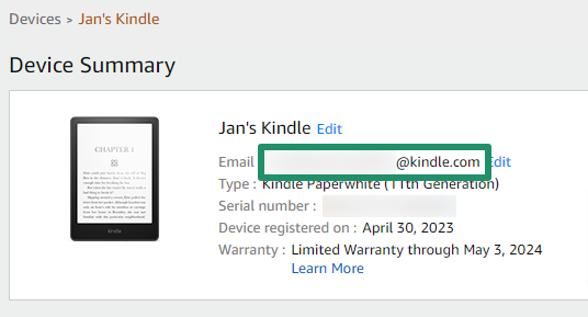 How to send an e-book to Kindle - 03